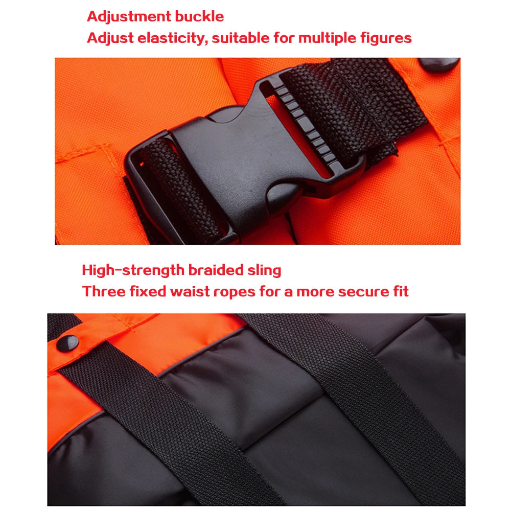 Adjustable Adult & Kids Swimming Life Jacket – Safety Vest with Whistle