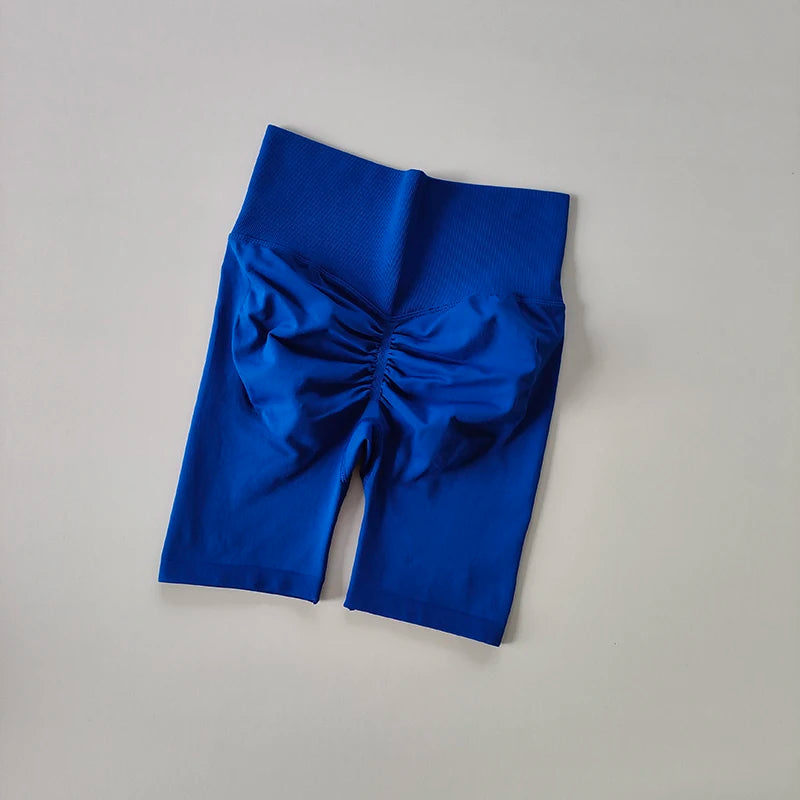 High-Waist Women’s Yoga & Fitness Shorts – Hip Push-Up Quick-Dry