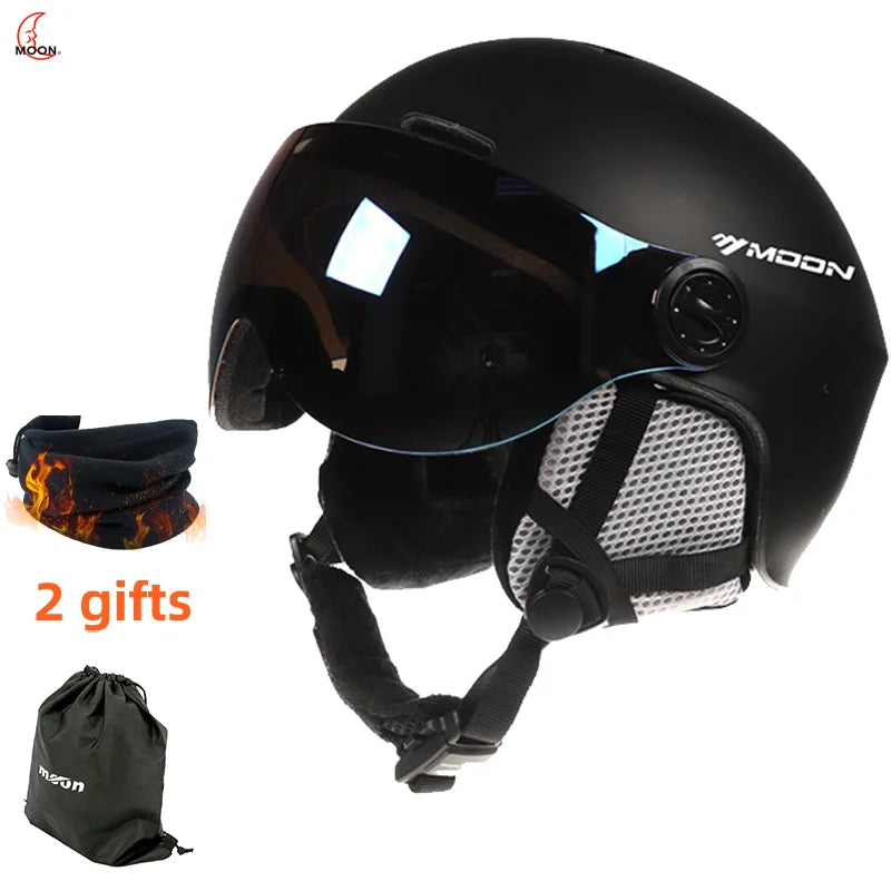 Ski Helmet with Snow Visor – Safety Gear for Winter Sports