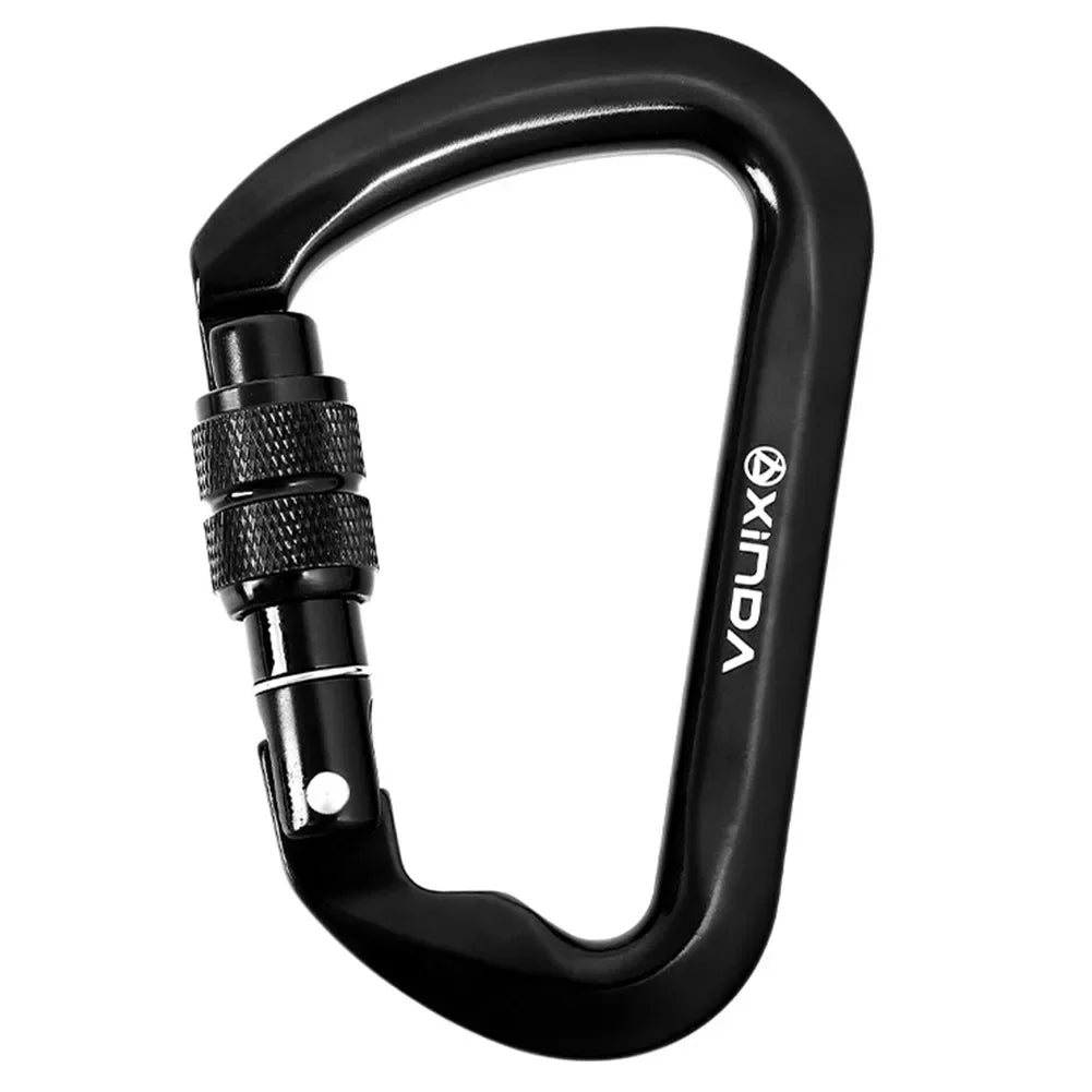 30kN Locking Carabiner – Heavy-Duty D-Shaped Climbing Carabiner