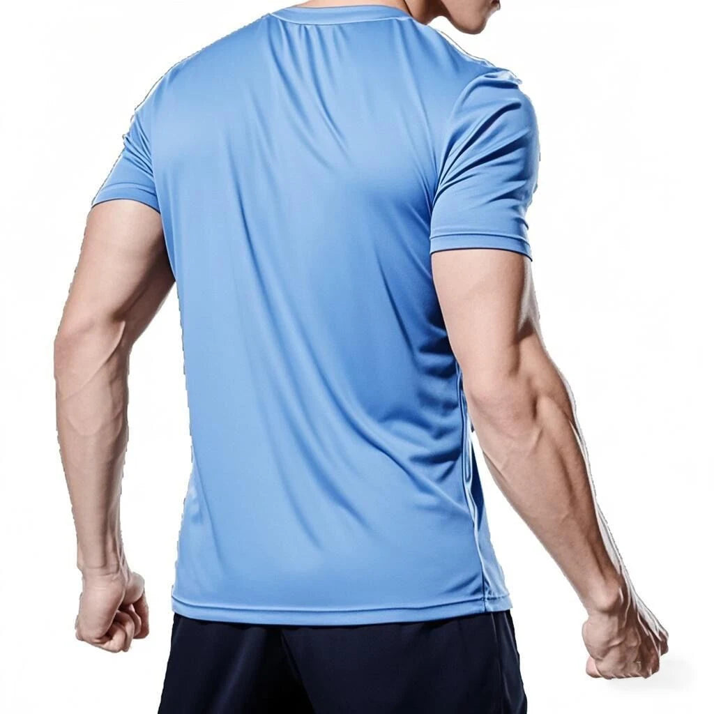 Men’s Quick-Dry Running T-Shirt – Summer Sports & Gym Tee