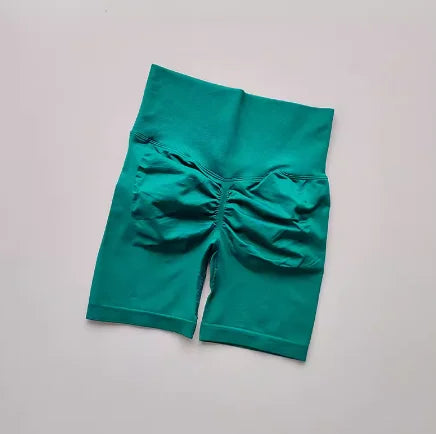 High-Waist Women’s Yoga & Fitness Shorts – Hip Push-Up Quick-Dry