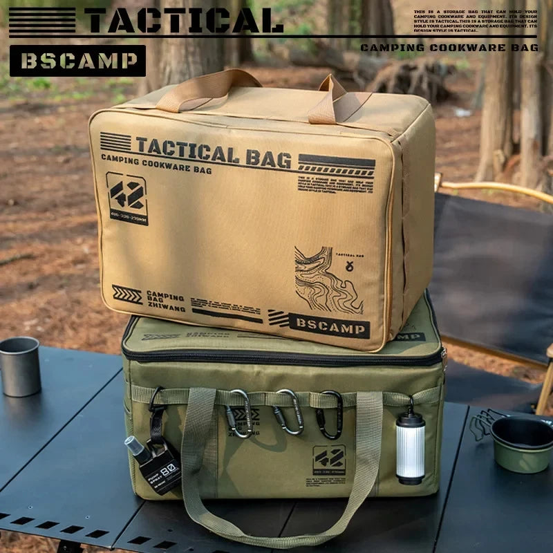 30–42L Tactical Camping Storage Bag – Insulated Waterproof Box