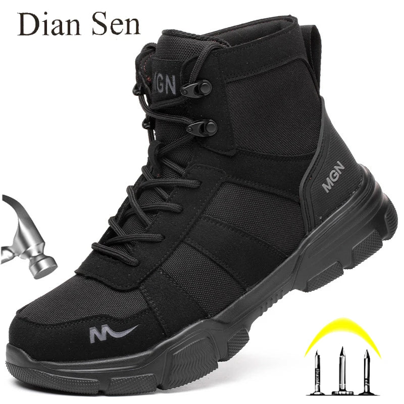 Indestructible Steel Toe Work Boots – Men & Women Safety Shoes