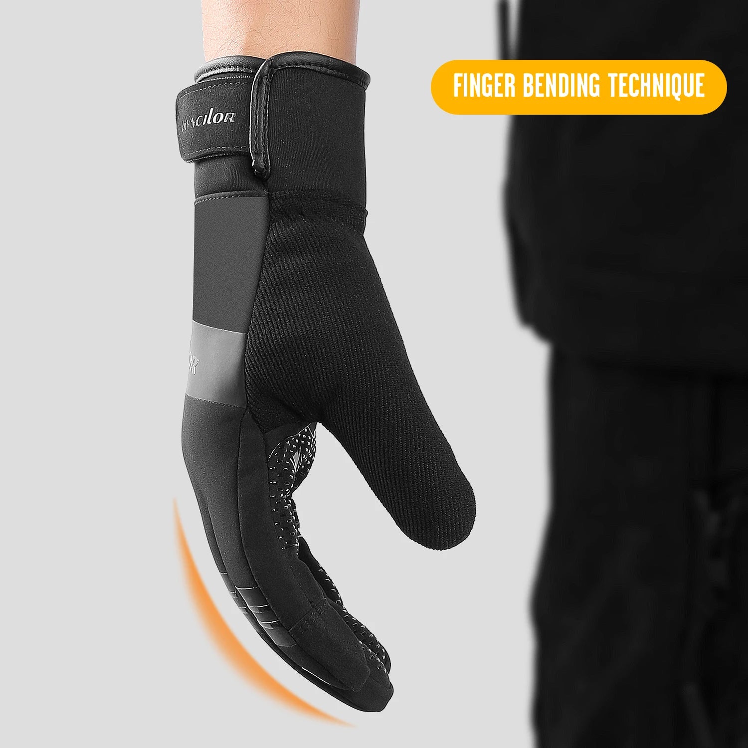 3M Black Winter Gloves – Waterproof & Touchscreen Outdoor Sports Gloves