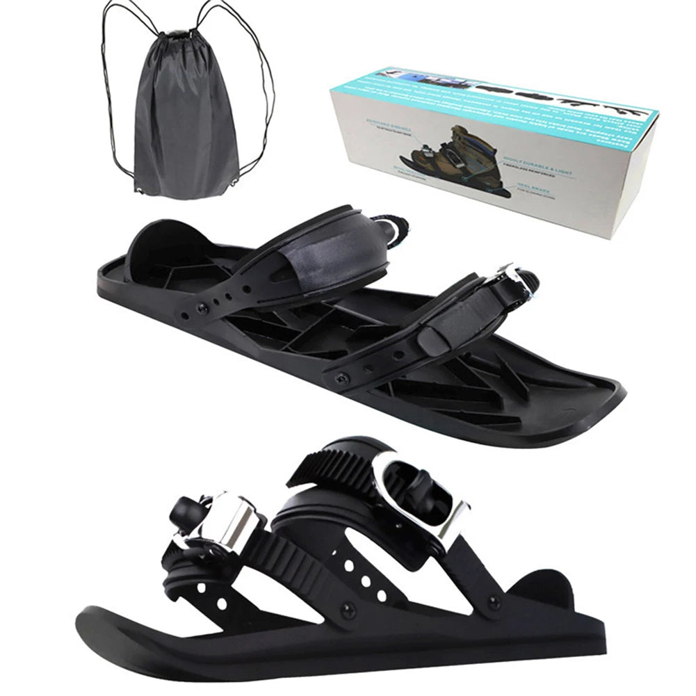 Mini Adjustable Short Ski Skates – Winter Outdoor Skiboards