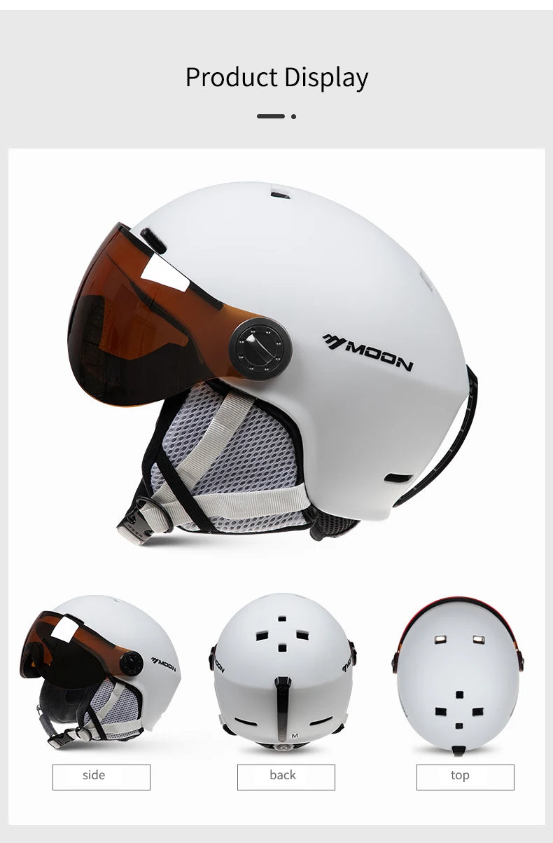 Ski Helmet with Snow Visor – Safety Gear for Winter Sports