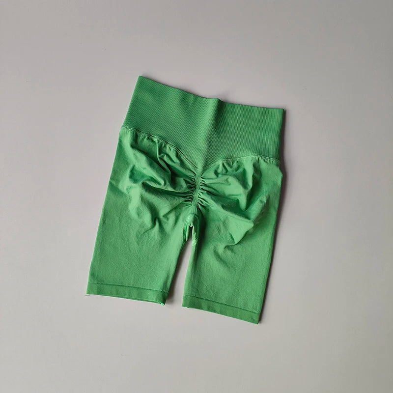 High-Waist Women’s Yoga & Fitness Shorts – Hip Push-Up Quick-Dry