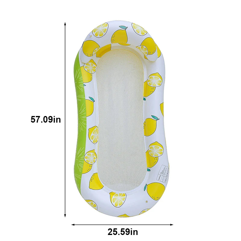 Rooxin Inflatable Water Hammock – Pool & Beach Float Bed