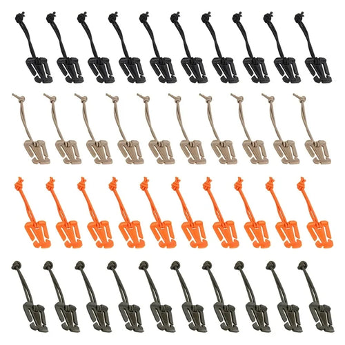 2-Pack Nylon Carabiner Clips – Outdoor Backpack & Camping Hooks