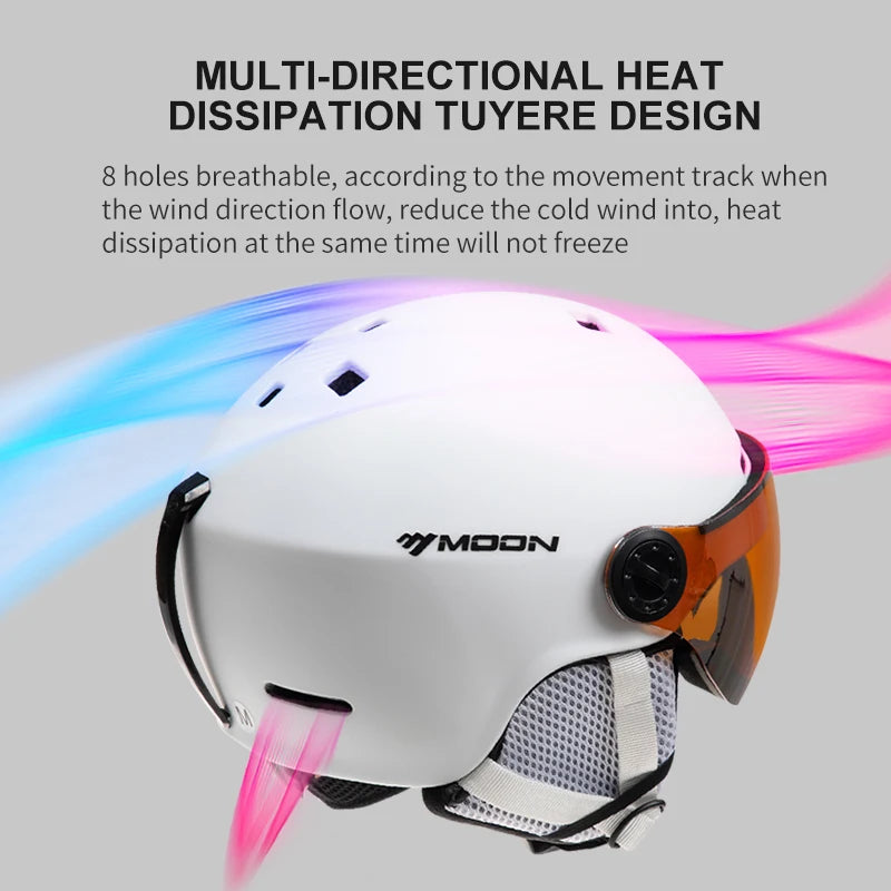 Ski Helmet with Snow Visor – Safety Gear for Winter Sports
