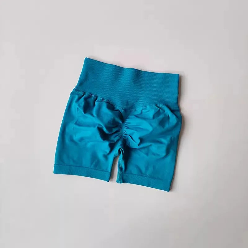 High-Waist Women’s Yoga & Fitness Shorts – Breathable Workout Shorts