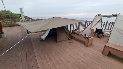 Waterproof Tent Tarp – Lightweight Outdoor Camping Sun Shelter