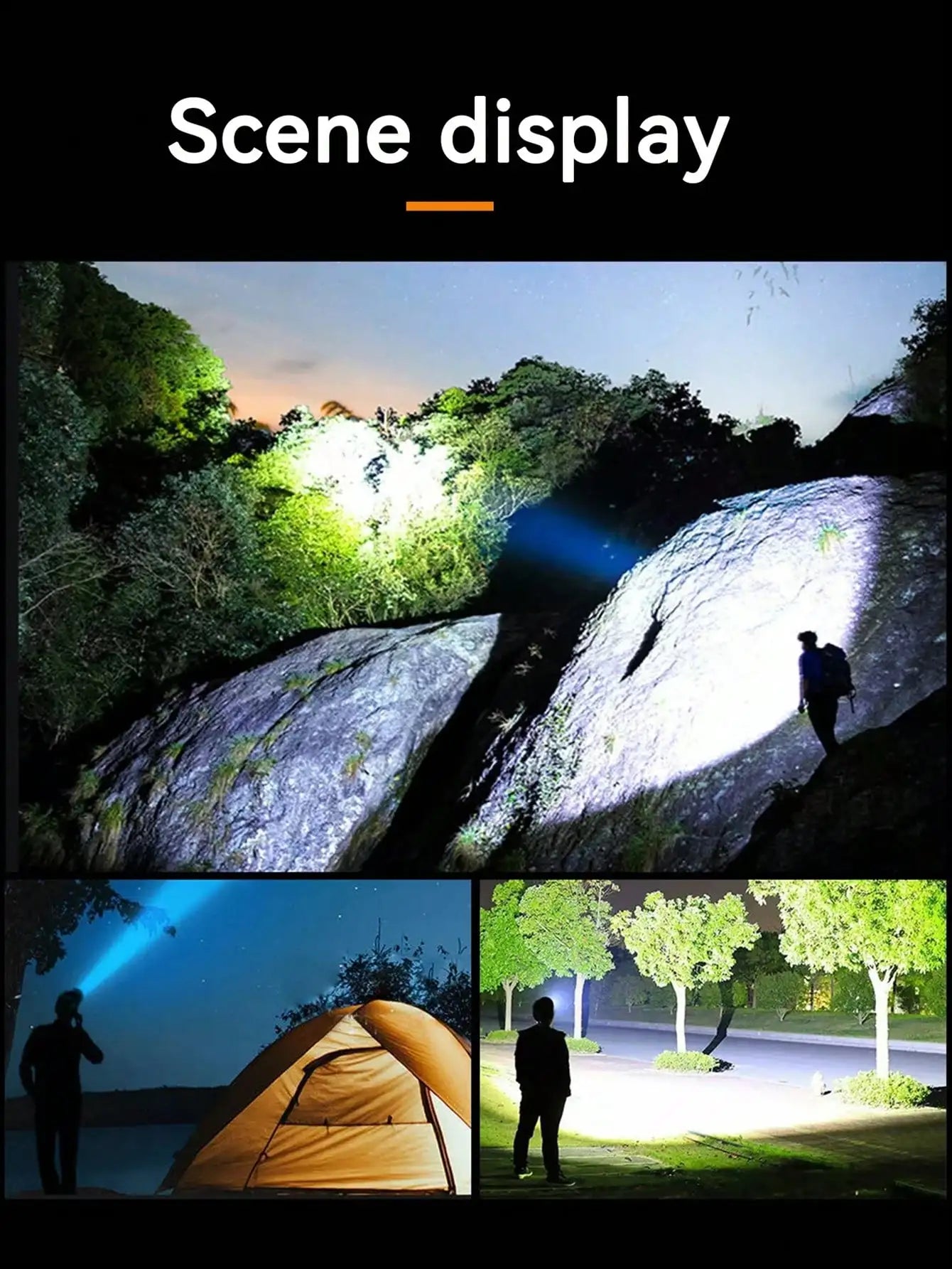 Rechargeable 5-LED Headlamp – USB Outdoor Camping & Cycling Light