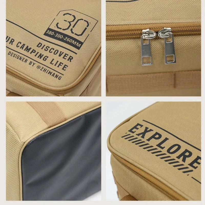 30–42L Tactical Camping Storage Bag – Insulated Waterproof Box