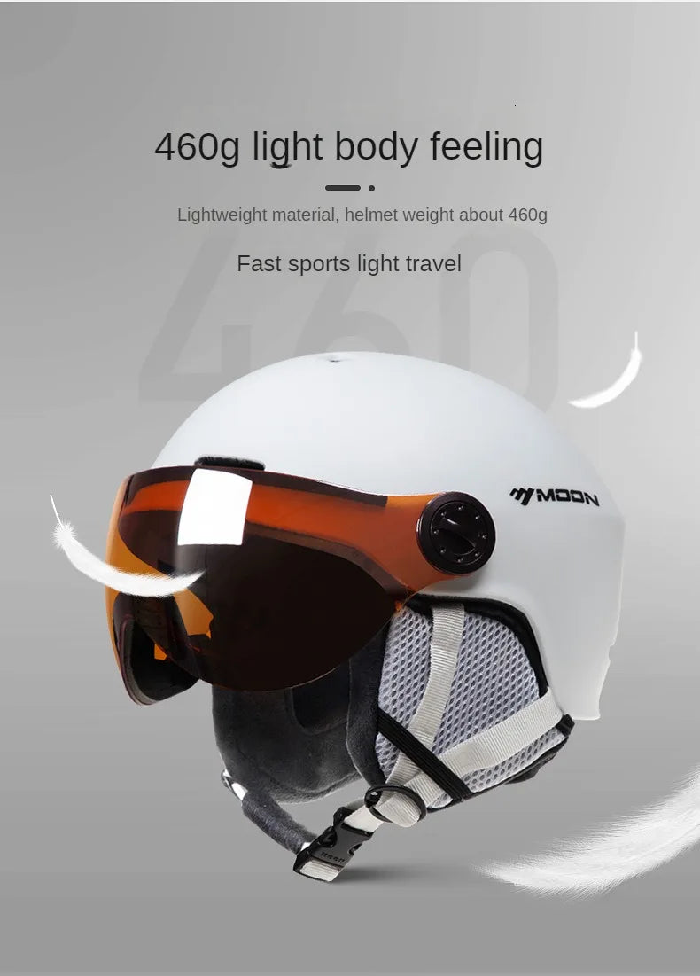 Ski Helmet with Snow Visor – Safety Gear for Winter Sports