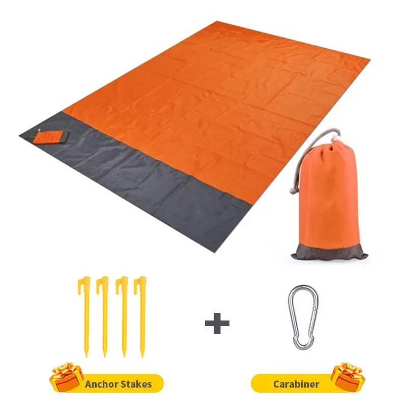 Waterproof Folding Beach & Picnic Mat – Lightweight Outdoor Blanket