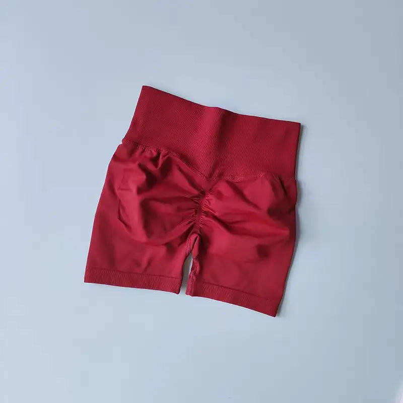 High-Waist Women’s Yoga & Fitness Shorts – Breathable Workout Shorts