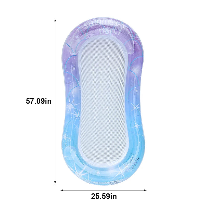 Rooxin Inflatable Water Hammock – Pool & Beach Float Bed