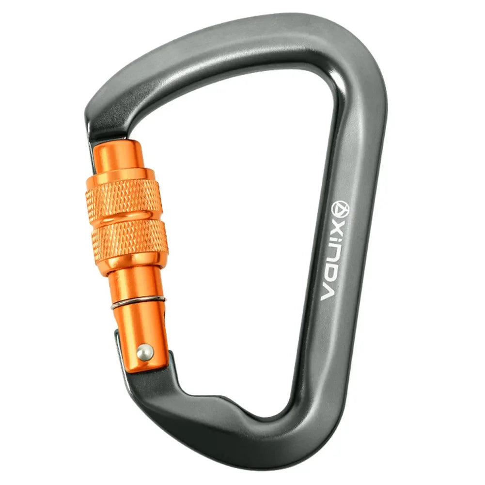 30kN Locking Carabiner – Heavy-Duty D-Shaped Climbing Carabiner