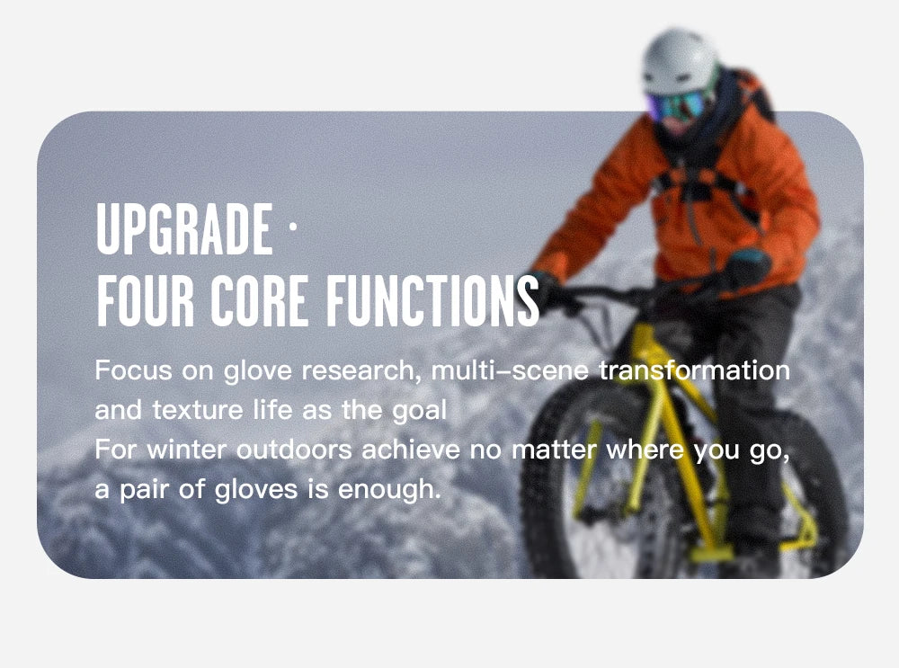 3M Black Winter Gloves – Waterproof & Touchscreen Outdoor Sports Gloves