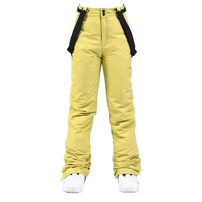 Unisex Winter Ski Pants – Thick, Waterproof, Windproof Snow Trousers