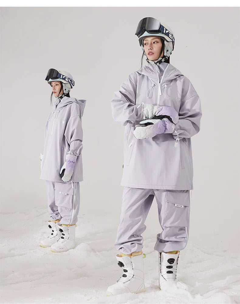 Unisex Ski Jacket & Pants Set – Waterproof Winter Snow Sports Outfit