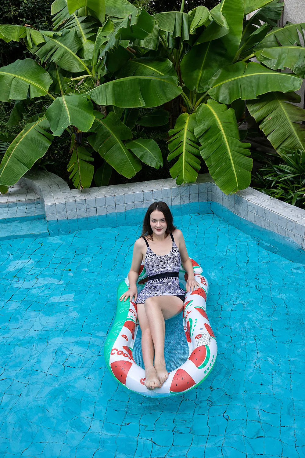 Rooxin Inflatable Water Hammock – Pool & Beach Float Bed