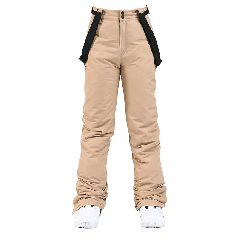 Unisex Winter Ski Pants – Thick, Waterproof, Windproof Snow Trousers